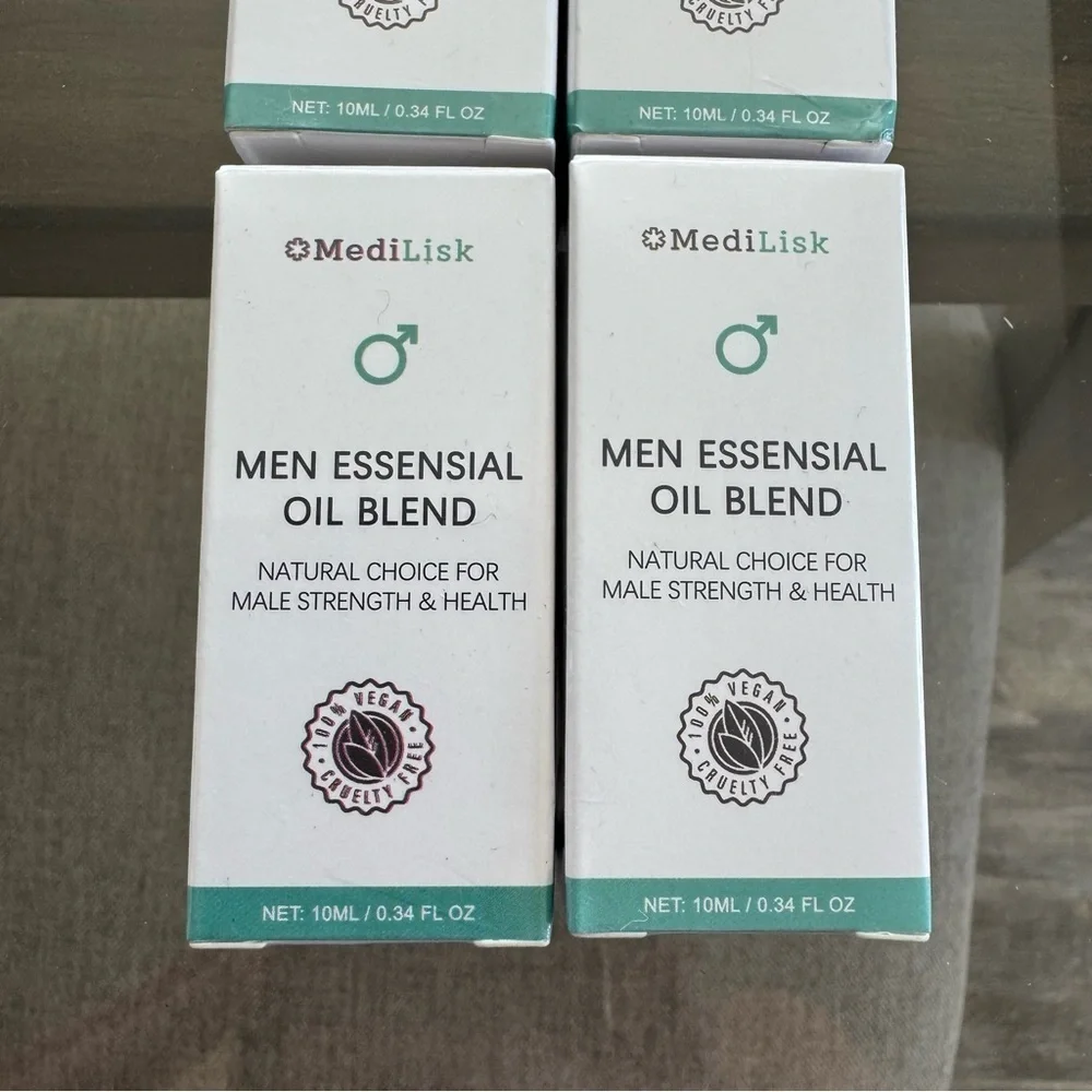 NIB! Sealed! MediLisk Men Essential Oil Blend - 10ML